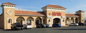 Photo of a RHINO steel building with Spanish accents.