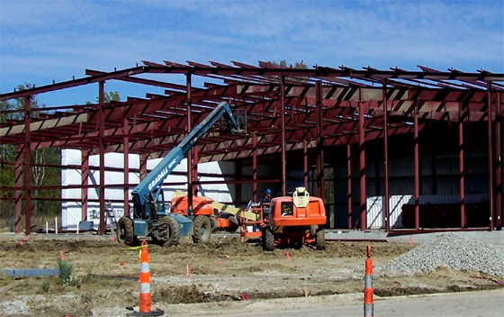 Constructing a Rhino Steel Building