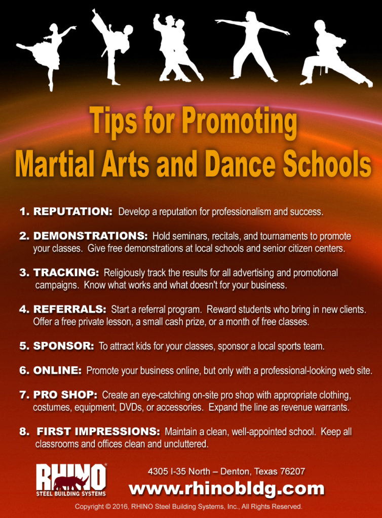 Tips for Promoting Martial Arts and Dance Studios