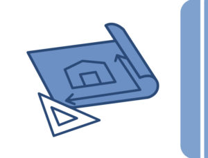 a metal building schematic and ruler