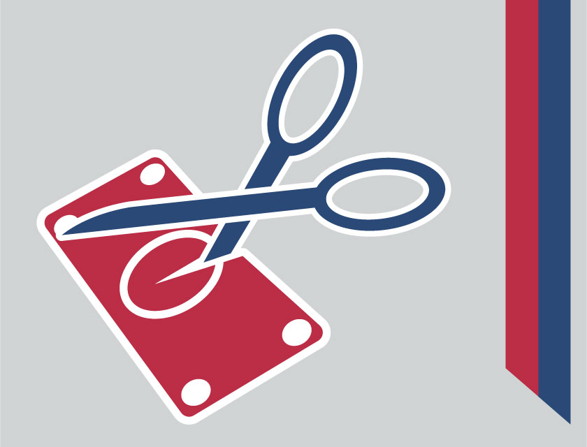 Icon shows scissors cutting money, indicating cutting operating costs.
