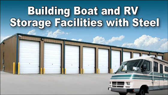 Vehicle Storage Sheds  Building Boat and RV Storage with Steel