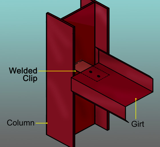 Framing clip diagram