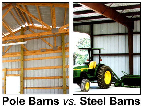 Difference Between Pole Barns and Steel Buildings